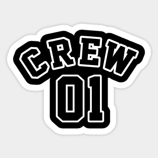 Crew Sports Athletic Sticker